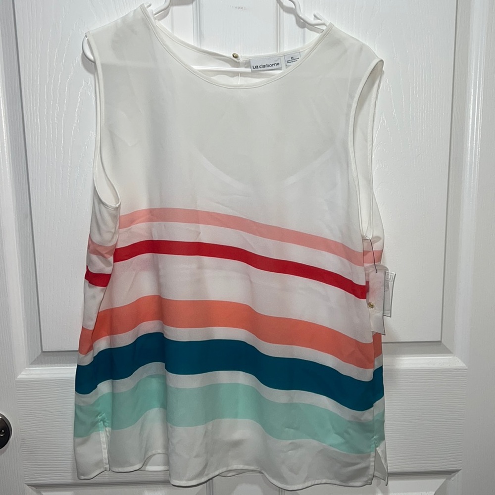 NWT Liz Claiborne Tank top XL
